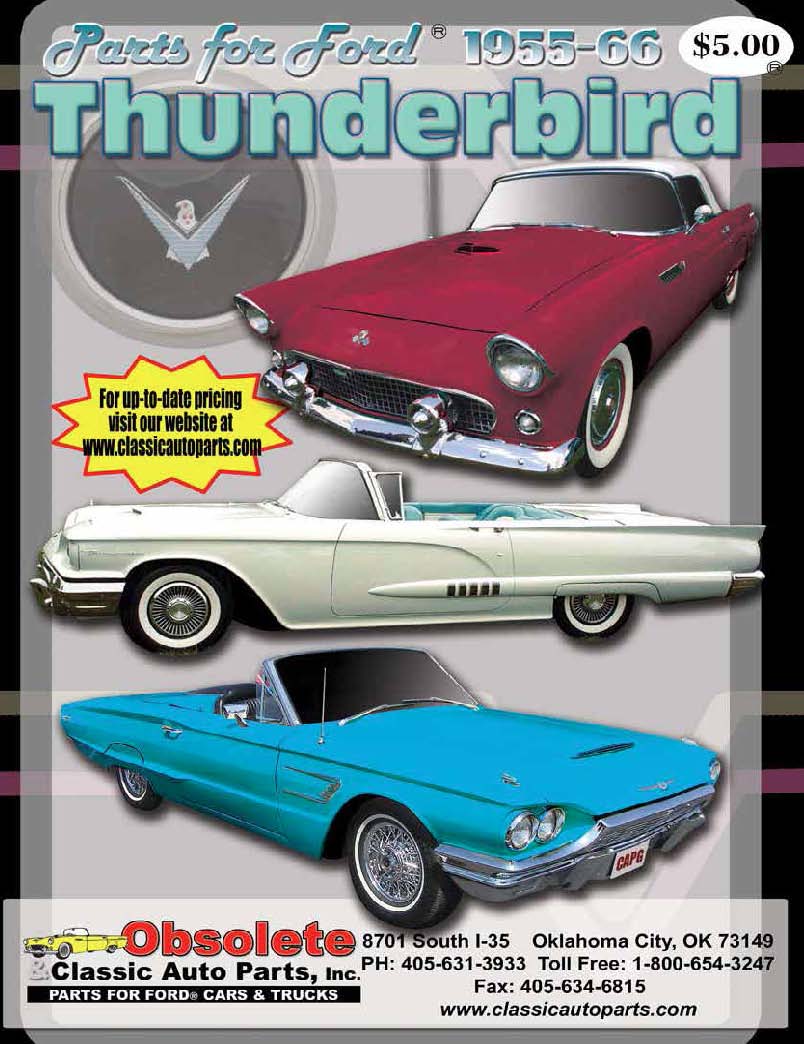 ford thunderbird catalog